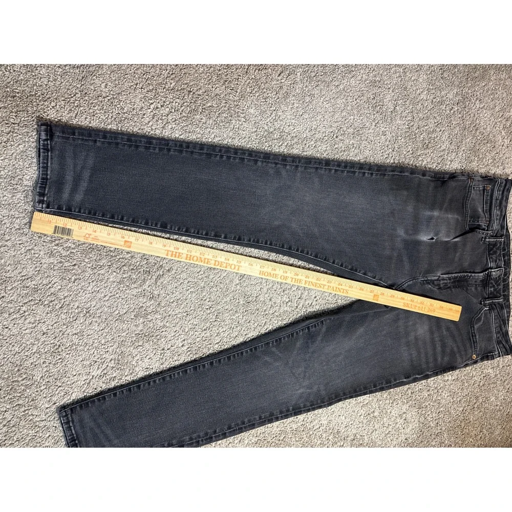 American Eagle Airflex+ Athletic Fit Jeans Mens 34x32 Faded Black Distressed